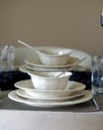 BAVARY SERVICE DE TABLE PEARLS BEIGE 24 PIECES 6 PERSONNES - ALINDA HOME