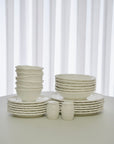 SERVICE DE TABLE PEARLS BLANC 26PIECES 6PERSONNES
