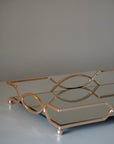 BRICARD PLATEAU MIROIR ROSEGOLD
