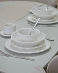 SERVICE DE TABLE PEARLS BLANC 26PIECES 6PERSONNES