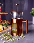 KARACA BOROSILICATE GLASS COPPER FRENCH PRESS 1000ML