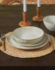 KARACA SERVICE DE TABLE ARIA BEIGE 24 PIECES 6 PERSONNES - ALINDA HOME