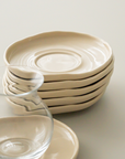 COASTERS BARLES WAVE CREAM 12CM