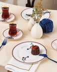 KARACA SERVICE A DESSERT NAKKAS 18 PIECES 6 PERSONNES - ALINDA HOME