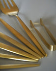 KARACA SET D USTENSILES ORION MAT GOLD 7 PIECES - ALINDA HOME