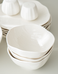 SERVICE DE TABLE CERMICO WHITE | 27 PIECES | 6 PERSONNES