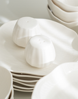 SERVICE DE TABLE CERMICO WHITE | 27 PIECES | 6 PERSONNES
