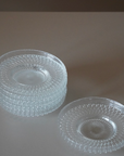 BRICARD LOT DE 6 DESSOUS DE VERRE TRANSPARENT