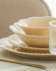 BRICARD SERVICE DE TABLE BERNIS BEIGE | 25 PIECES | 6 PERSONNES