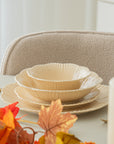 BRICARD SERVICE DE TABLE BERNIS BEIGE | 25 PIECES | 6 PERSONNES