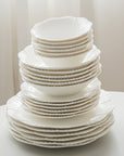 BRICARD SERVICE DE TABLE BERNIS BLANC | 25 PIECES | 6 PERSONNES