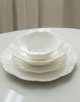 BRICARD SERVICE DE TABLE BERNIS BLANC | 25 PIECES | 6 PERSONNES