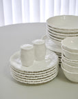 SERVICE DE TABLE PEARLS BLANC 26PIECES 6PERSONNES