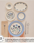 KARACA SERVICE A BRUNCH BLUE CLOVE 26 PIECES