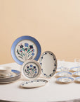 KARACA SERVICE A BRUNCH BLUE CLOVE 26 PIECES