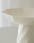 COUPE A FRUIT/VASE EN PORCELAINE IMERA BLANC