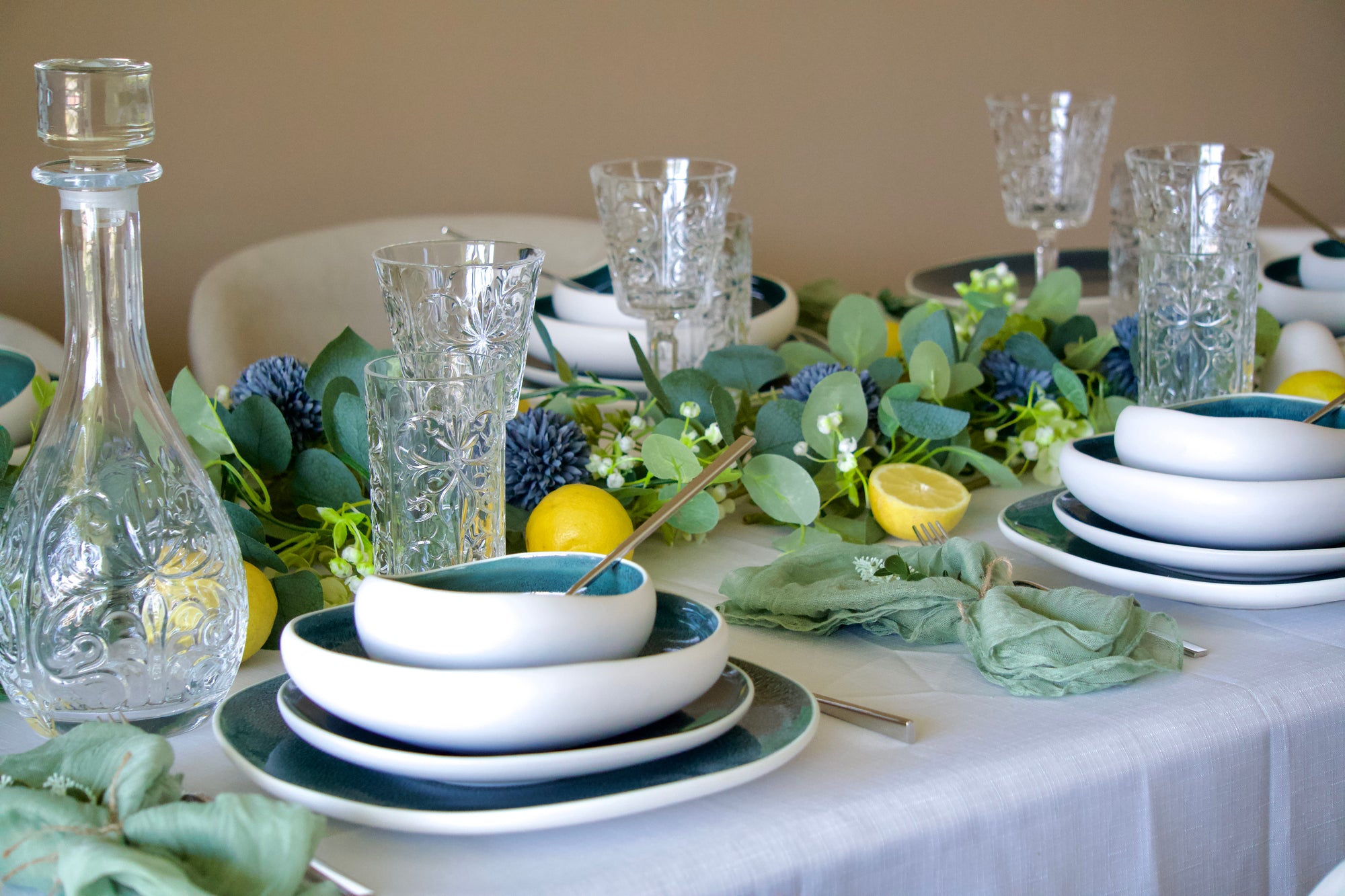 KARACA SERVICE DE TABLE EARTH COLLECTION OSCAR 55 PIECES 12 PERSONNES - ALINDA HOME