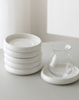 DESSOUS DE VERRE LISSA BONNA BLANC
