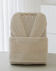 ENSEMBLE DE PEIGNOIR VERA BLANC & CREME | 6 PIECES
