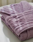 VERA VIOLET WHITE BATHROBE SET