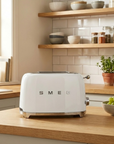 SMEG TOASTER 2 TRANCHES ANNEE 50 | BLANC BRILLANT