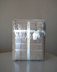LOT DE 4 SERVIETTES 50X90CM NUANCE BEIGE