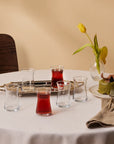 KARACA LOT DE 6 VERRE A THE HEYBELI - ALINDA HOME