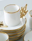 KARACA MERCAN COFFEE SET 12 PIECES FOR 6 PEOPLE