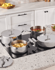 KARACA BATTERIE DE CUISINE RIMOVA FLAT | 8 PIECES