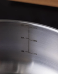 KARACA CASSEROLE BASSE ELITE STEEL | 24CM | 3L