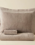 KARACA ENSEMBLE DE COUVRE LIT LEAN GRIS | 230X240CM | 3 PIECES