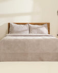 KARACA ENSEMBLE DE COUVRE LIT LEAN GRIS | 230X240CM | 3 PIECES