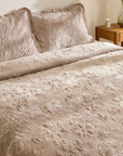 KARACA ENSEMBLE DE COUVRE LIT AUDREY GRIS | 230X240CM | 3 PIECES