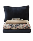 KARACA PARURE DE LIT PAVO BLUE | 6 PIECES