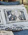 KARACA PARURE DE LIT PAVO BLUE | 6 PIECES