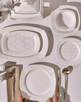 KARACA SERVICE DE TABLE BONE DEREN | 60 PIECES | 12 PERSONNES