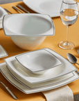 KARACA SERVICE DE TABLE FINE PEARL NEKLUS | 58 PIECES | 12 PERSONNES