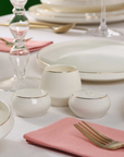 KARACA SERVICE DE TABLE BONE ARIS | 53 PIECES | 12 PERSONNES