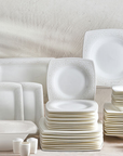 KARACA SERVICE DE TABLE FINE PEARL ROMA | 58 PIECES | 12 PERSONNES