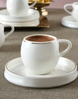 KARACA SUNSET COFFEE CUP SET 90ML FOR 6 PEOPLE