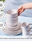 KARACA SERVICE DE TABLE HOPE 6 PERSONNES 24 PIECES