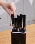 KARACA ENSEMBLE DE 6 COUTEAUX DE CUISINE MASTERSHARP NOIR