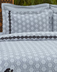 KARACA PARURE DE HOUSSE DE COUETTE RODENI PERCALE | 200X220CM