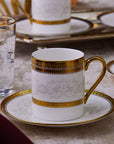 KARACA SERVICE A CAFE ROYAL BONE CHARLOTTE | 90ML | 12PIECES | 6PERSONNES