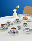 KARACA SERVICE A CAFE RUMI 80ML 12 PIECES 6 PERSONNES