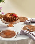 KARACA SERVICE A DESSERT JULIET MOCHA | 7 PIECES | 6 PERSONNES