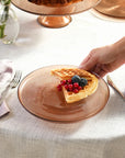 KARACA SERVICE A DESSERT JULIET MOCHA | 7 PIECES | 6 PERSONNES