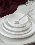 KARACA BONE PUMPKIN DINNERWARE SET | 24 PIECES | 6 PERSONS