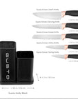 KARACA SET D'USTENSILES GUSTO BLACK | 12 PIECES
