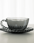 KARACA GLORY ANTHRACITE 200ML TEA GLASS